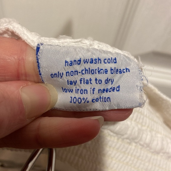 Peruvian Fabrics Crochet Detailed White Beach Skort - Picture 14 of 14